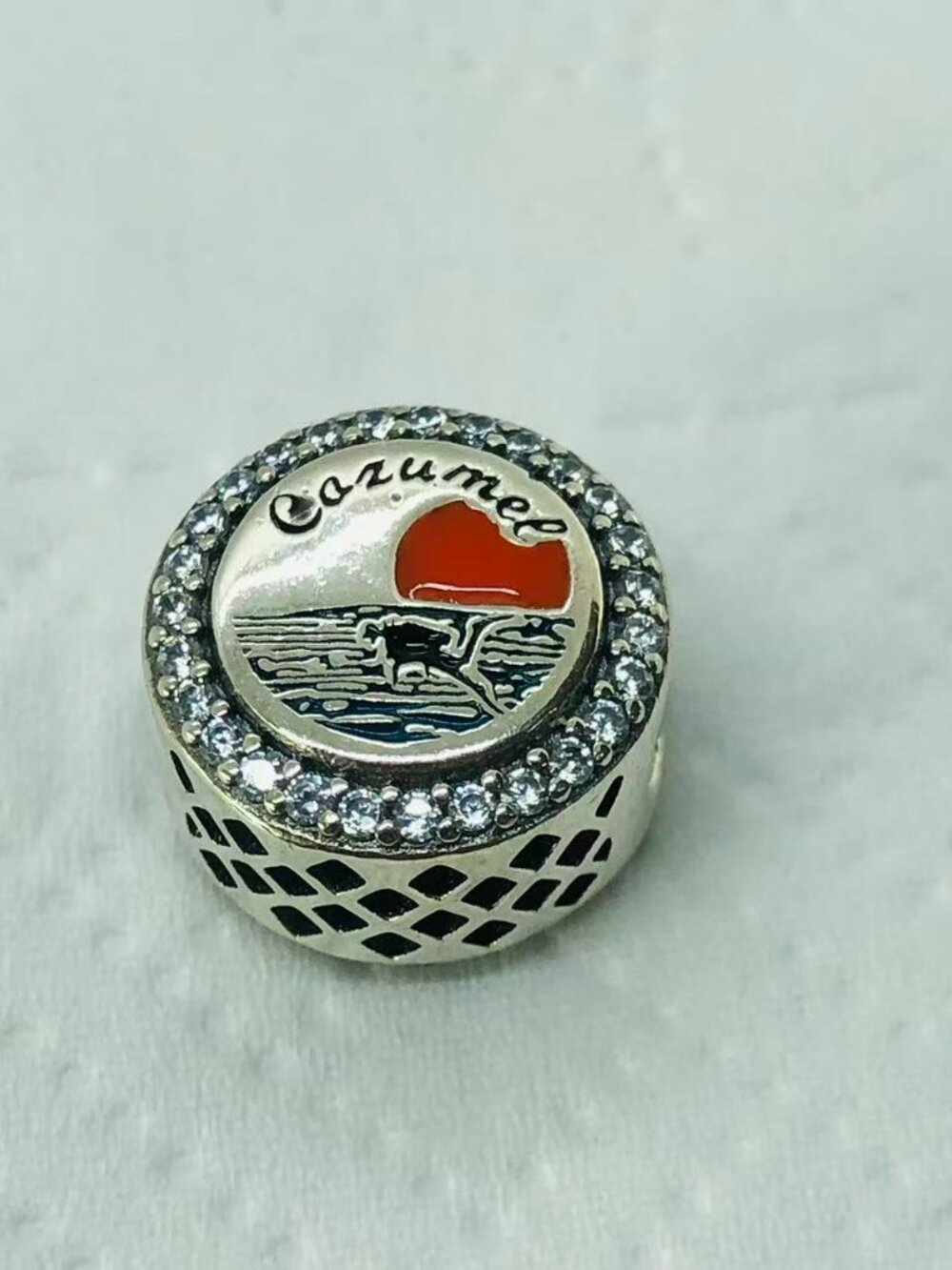 ✨ ✨Pandora Cozumel Caribbean Island Exclusive Round Charm